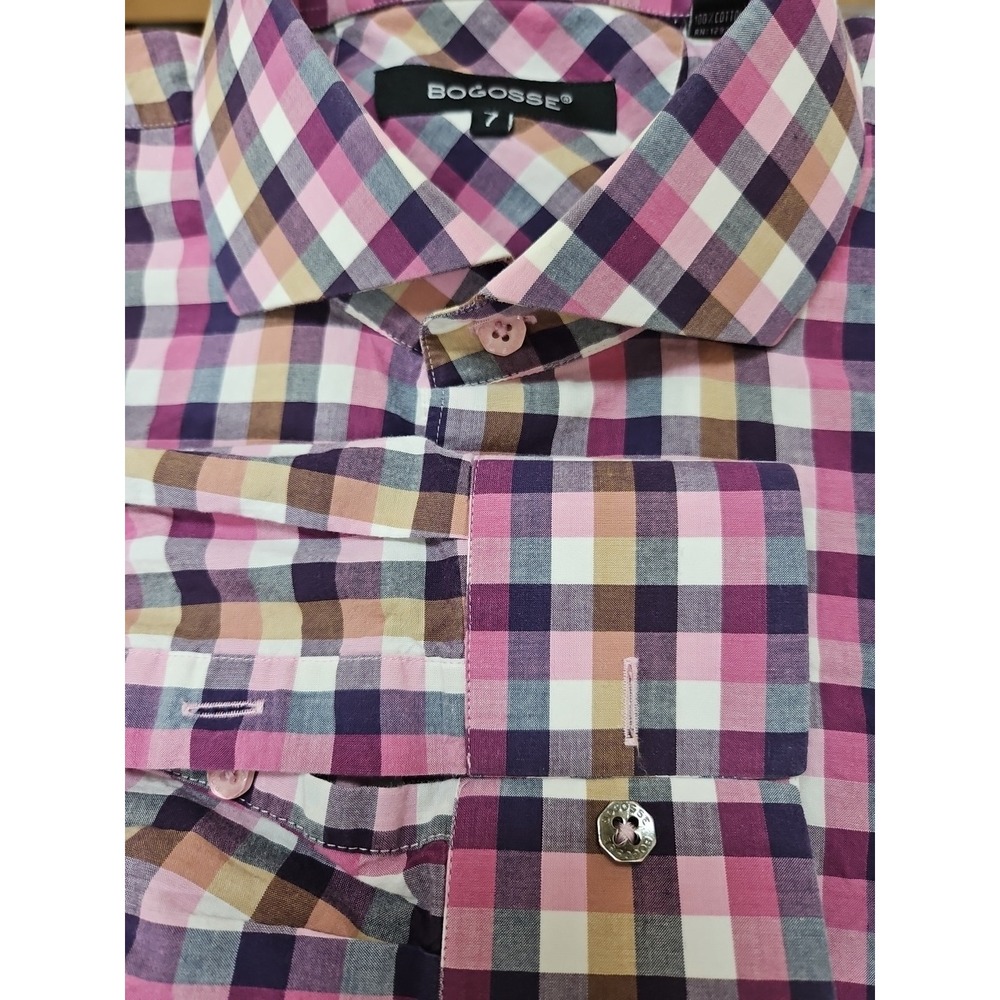 Bogosse Shirt Mens 7 3XL Long Sleeve 100% Cotton